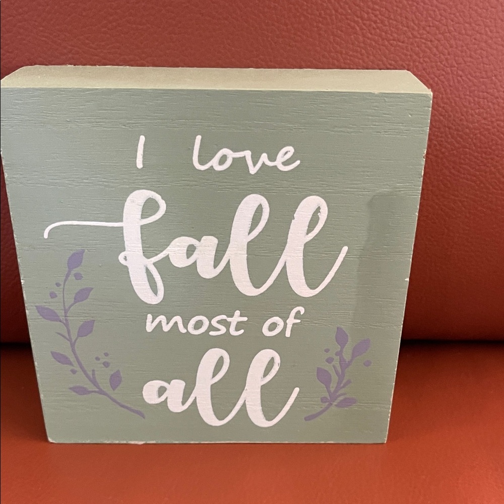 Fall Themed Decorative Signs Set - Picture 10 of 13